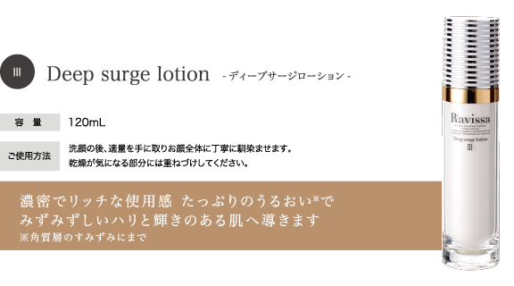 Deep surge lotion