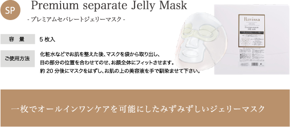 Premium separate Jelly Mask 